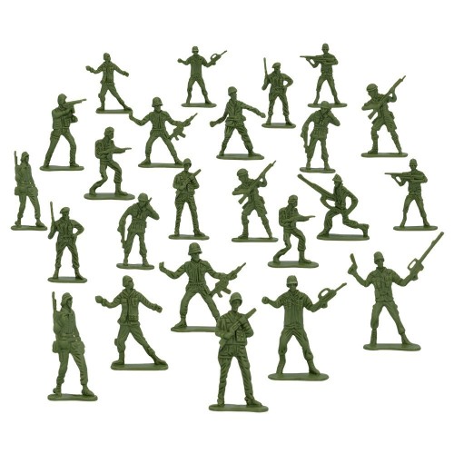 24 BARATIJAS SOLDADOS 5CM