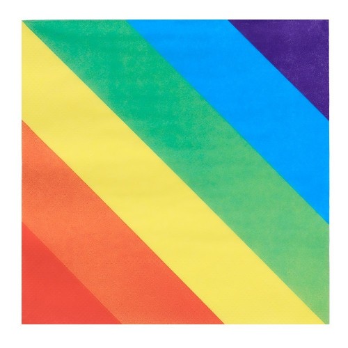   20 SERVILLETAS ARCOIRIS 33X33CM