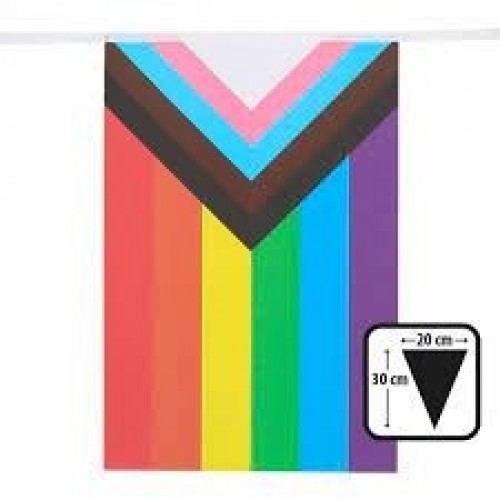 GUIRNALDA PAPEL BANDERA ORGULLO PROGRESO