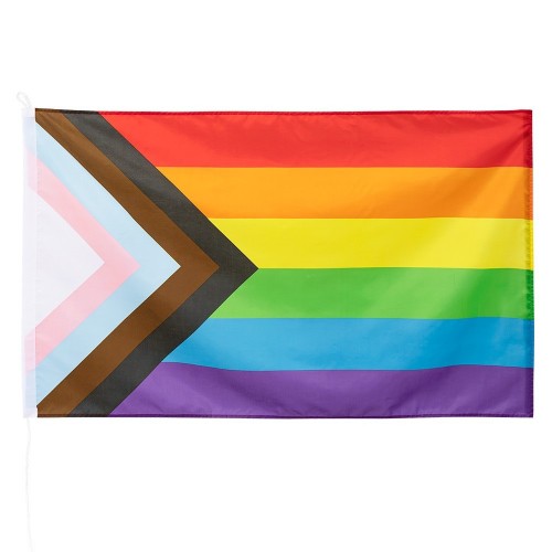 BANDERA ARCOIRIS PROGRESO 90X150CM
