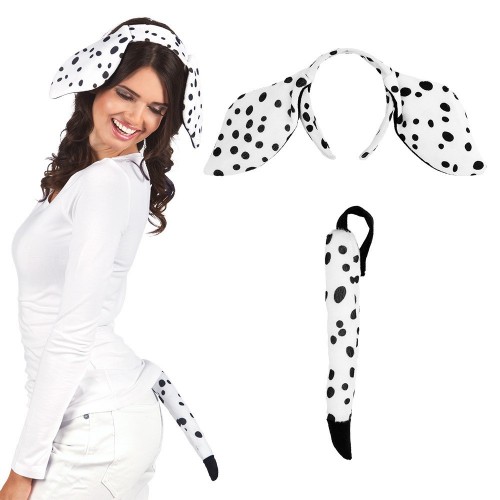SET DALMATA DIADEMA COLA