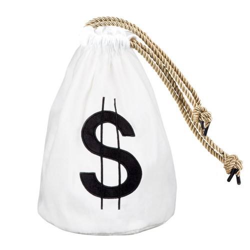 BOLSA DE DINERO SIMBOLO DOLAR 29X20CM