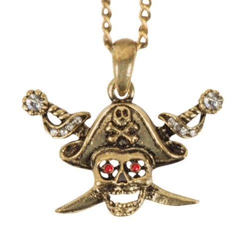 COLLAR CALAVERA PIRATA