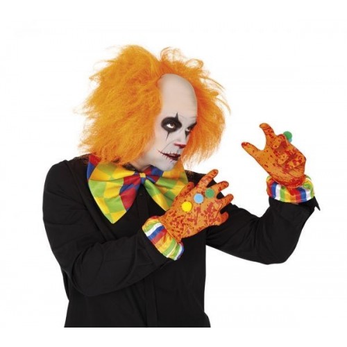 GUANTES NARANJA PAYASO SANGRIENTO