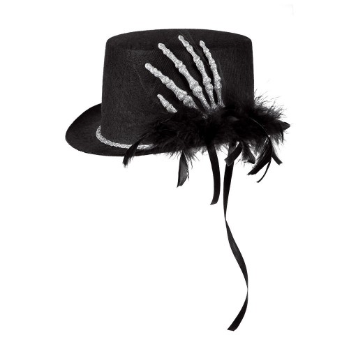 SOMBRERO COPA NEGRO MANO CALAVERA