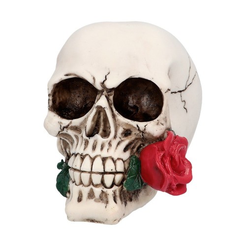 CALAVERA FLOR ROJA CASANOVA 14CM