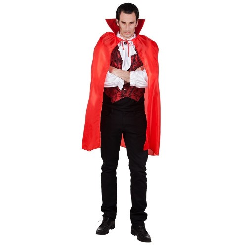    CAPA ADULTO ROJA VAMPIRO 120CM