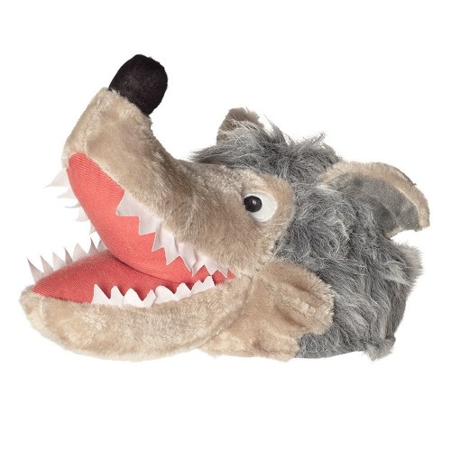 SOMBRERO CABEZA PELUCHE LOBO