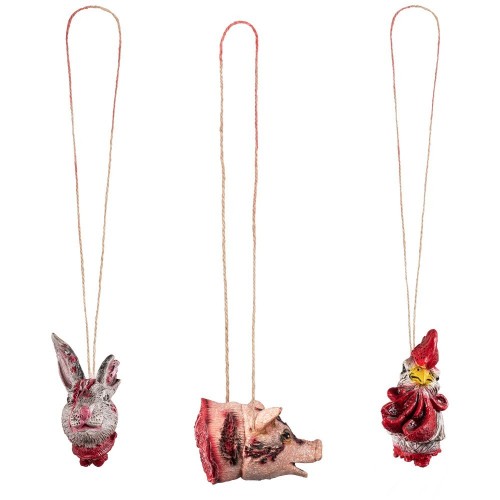 COLGANTE CABEZA ANIMAL CORTADA MOD.SURT