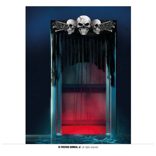 CORTINA CALAVERAS 90X30CM
