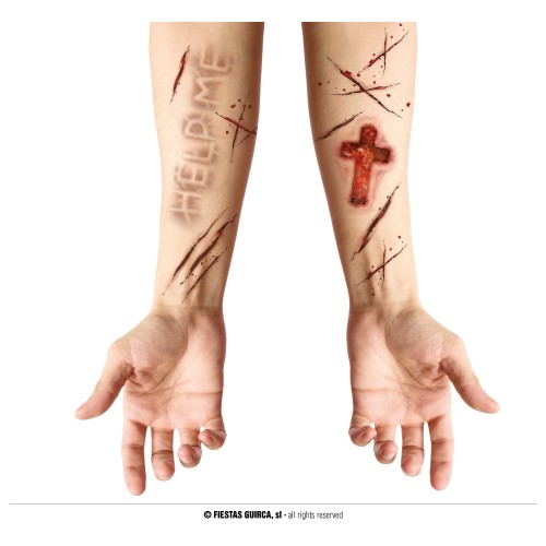 TATUAJES ADHESIVOS HERIDAS POSEIDA
