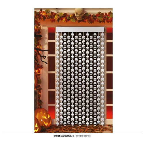 CORTINA CALAVERAS 100X200CM