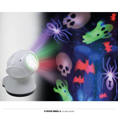PROYECTOR 4 DISEÑO HALLOWEEN INTERIOR