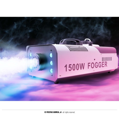 MAQUINA HUMO CON LUZ Y MANDO 1500W