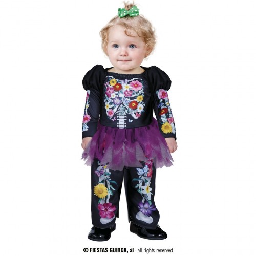 ! DISFRAZ 18A24MESES ESQUELETO FLOWER