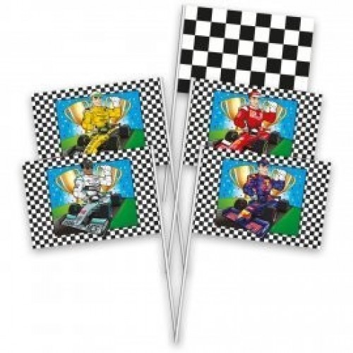 8 BANDERAS PL FORMULA CARRERAS 40CM