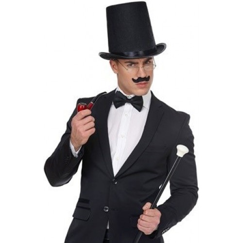 SOMBRERO COPA ALTO NEGRO