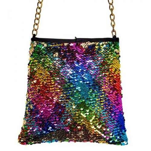 BOLSO REVERSIBLE ARCO IRIS/ORO LENTEJUEL