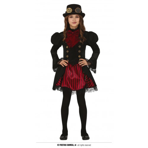 DISFRAZ 5A6AÑOS GOTICA STEAMPUNK