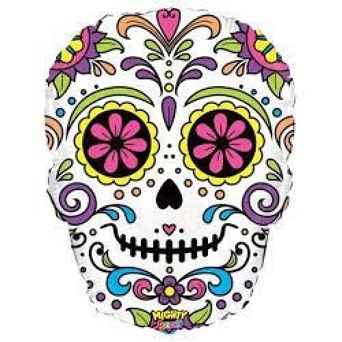 GLOBO 22" FOIL FORMA CALAVERA CATRINA