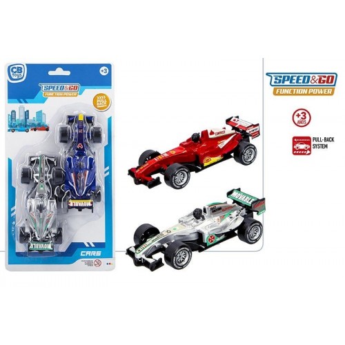 2 COCHES FORMULA FRICCION 14CM