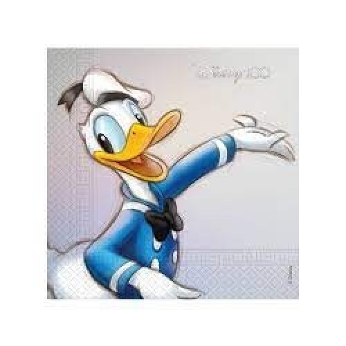 20 SERVILLETAS PATO DONALD 33CM