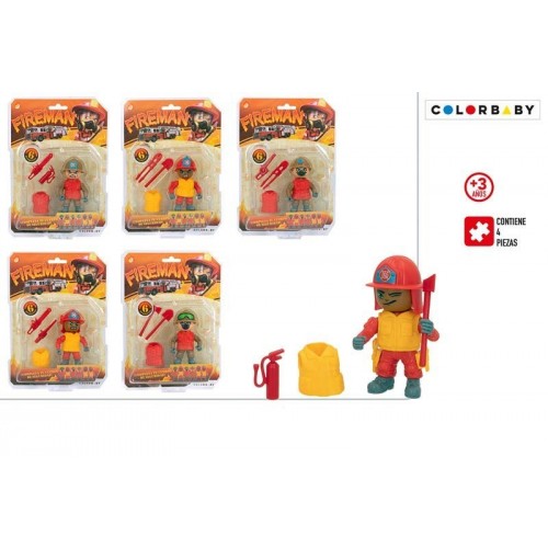 MINI FIGURA BOMBEROS MOD.SURT