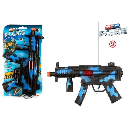 PISTOLA METRALLETA POLICIA 40CM
