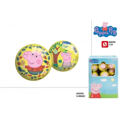 PELOTA PEPPA PIG 13CM