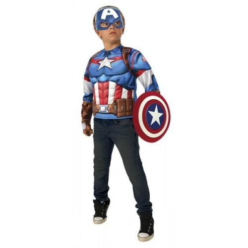 L DISFRAZ 8A10AÑOS CAPITAN AMERICA