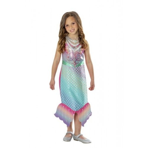 L DISFRAZ 5A6AÑOS BARBIE SIRENA DELUXE