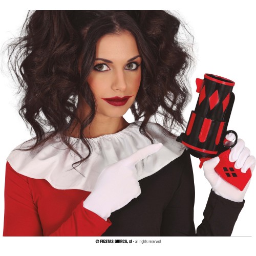 PISTOLA ROJA PELIGROSA QUEEN 20CM