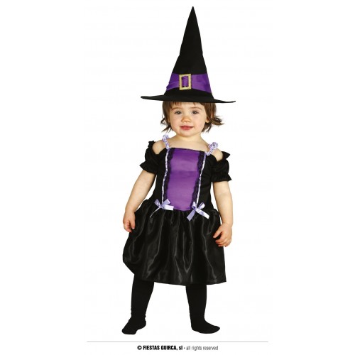 ! DISFRAZ 12A18MESES BRUJA VIOLETA