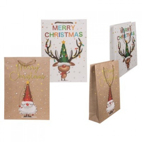 BOLSA MERRY CHRISTMAS 25X34,5CM