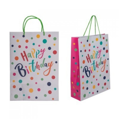 BOLSA BIRTHDAY TOPOS 25X8,5X34,5CM
