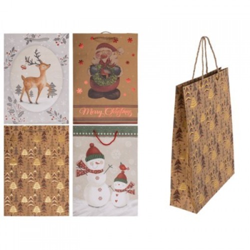 BOLSA NAVIDAD DISEÑO SURT 25X34,5CM