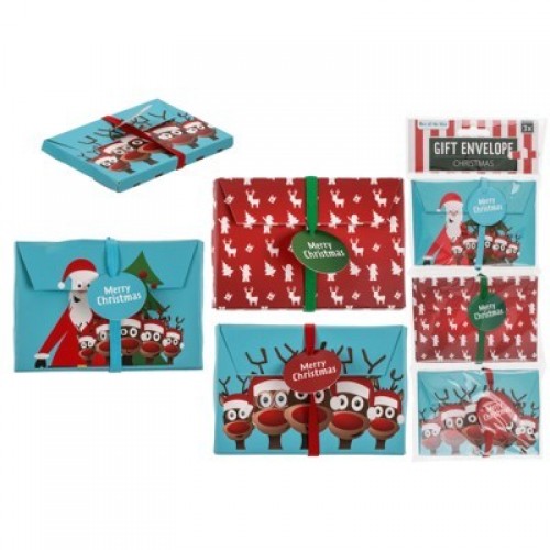 SET 3 BILLETEROS NAVIDAD 11X8X1CM