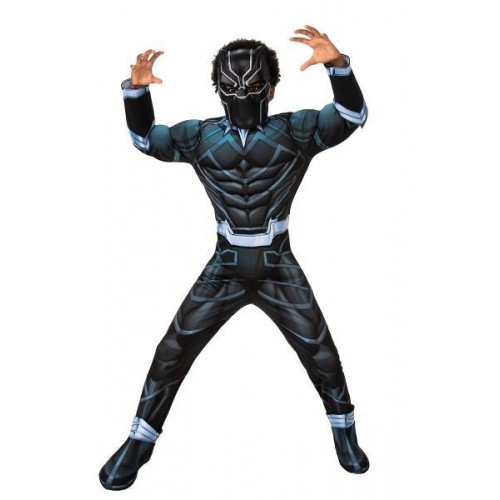 L DISFRAZ 5A6AÑOS BLACK PANTHER DELUXE