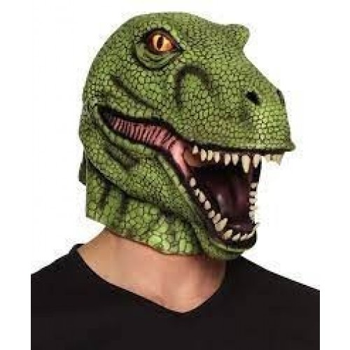 MASCARA LATEX DINOSAURIO T-REX