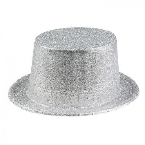   SOMBRERO COPA PL GLITTER PLATA