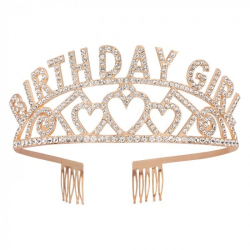   TIARA BIRTHDAY GIRL ORO STRASS