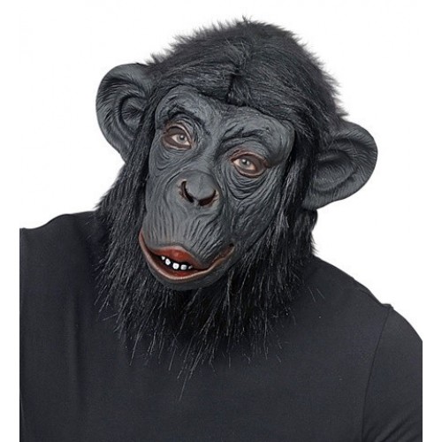 MASCARA ADULTO CHIMPACE CON PELOS