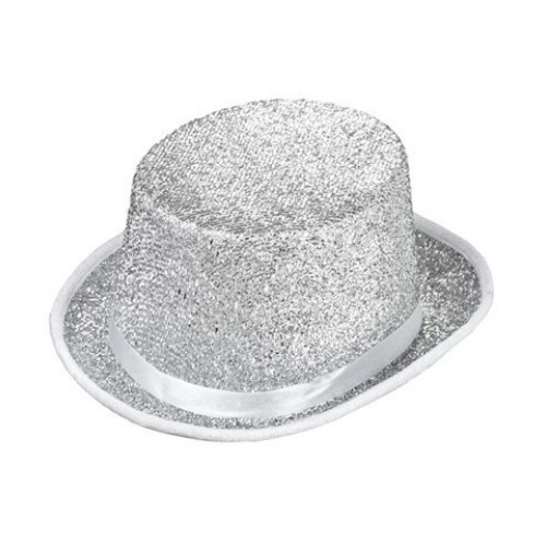   SOMBRERO COPA LUREX PLATA