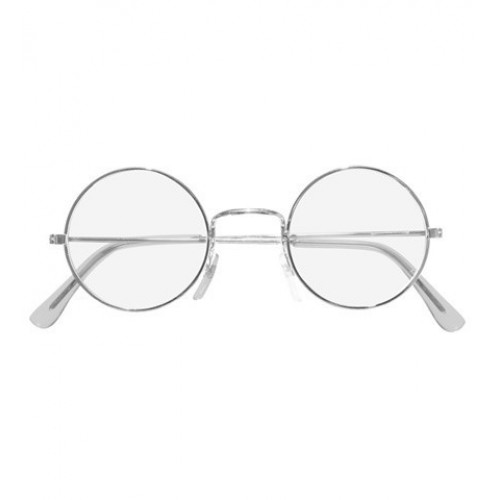 GAFAS RENDONDAS PLATA PAPA NOEL