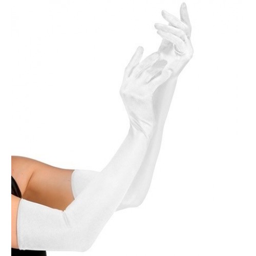   GUANTES ADULTO LARGOSSATENBLANC60CM