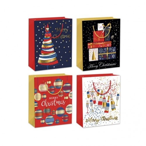 BOLSA NAVIDAD MOD SURTIDOS 32X26CM