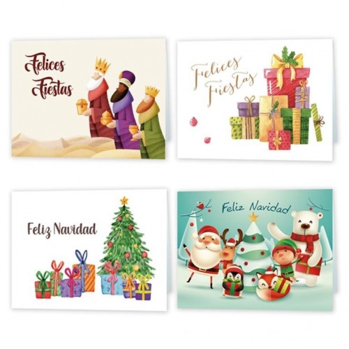 MINI TARJETAS NAVIDAD SURT  