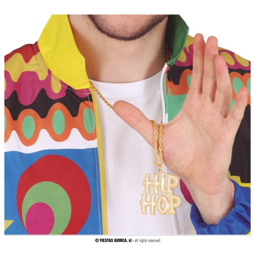 COLLAR FORMA HIP HOP ORO 5X4CM