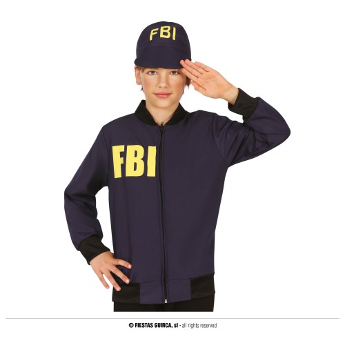 SET INFANTIL GORRA CHAQUETA FBI
