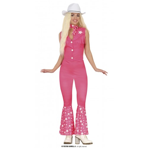  DISFRAZ T-S VAQUERA GIRL ROSA
